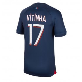 Paris Saint-Germain Vitinha Ferreira #17 Hemmakläder 2023-24 Kortärmad